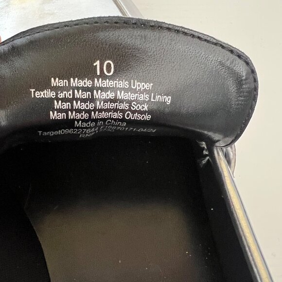 A New Day Silver Jordan Loafers Metallic Finish & Black Sole Womens Size 10 NWT - Picture 11 of 12